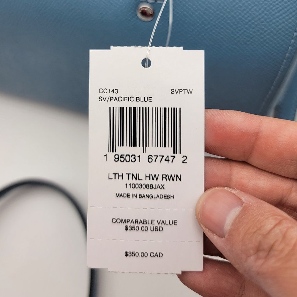 Coach Rowan Satchel CC143 Pacific Blue - Picture 8 of 8